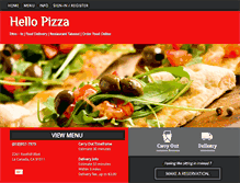 Tablet Screenshot of hellopizzastory.com